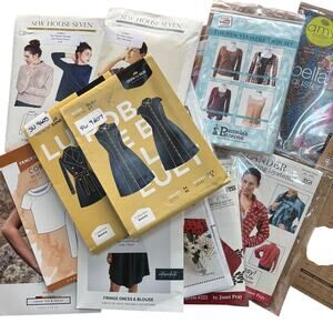 Sewing patterns lot (30+) clothing crafts variety sizes designers vintage mixed